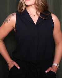 Rhone - Women's Mirage Sleeveless Notch Collar Blouse