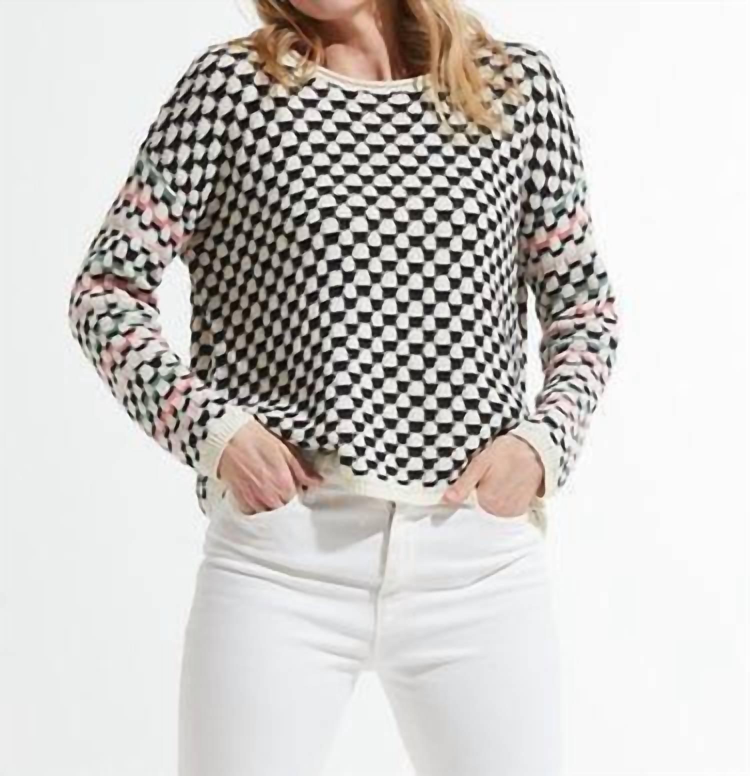 Zaket & Plover - Checked Sweater -plus
