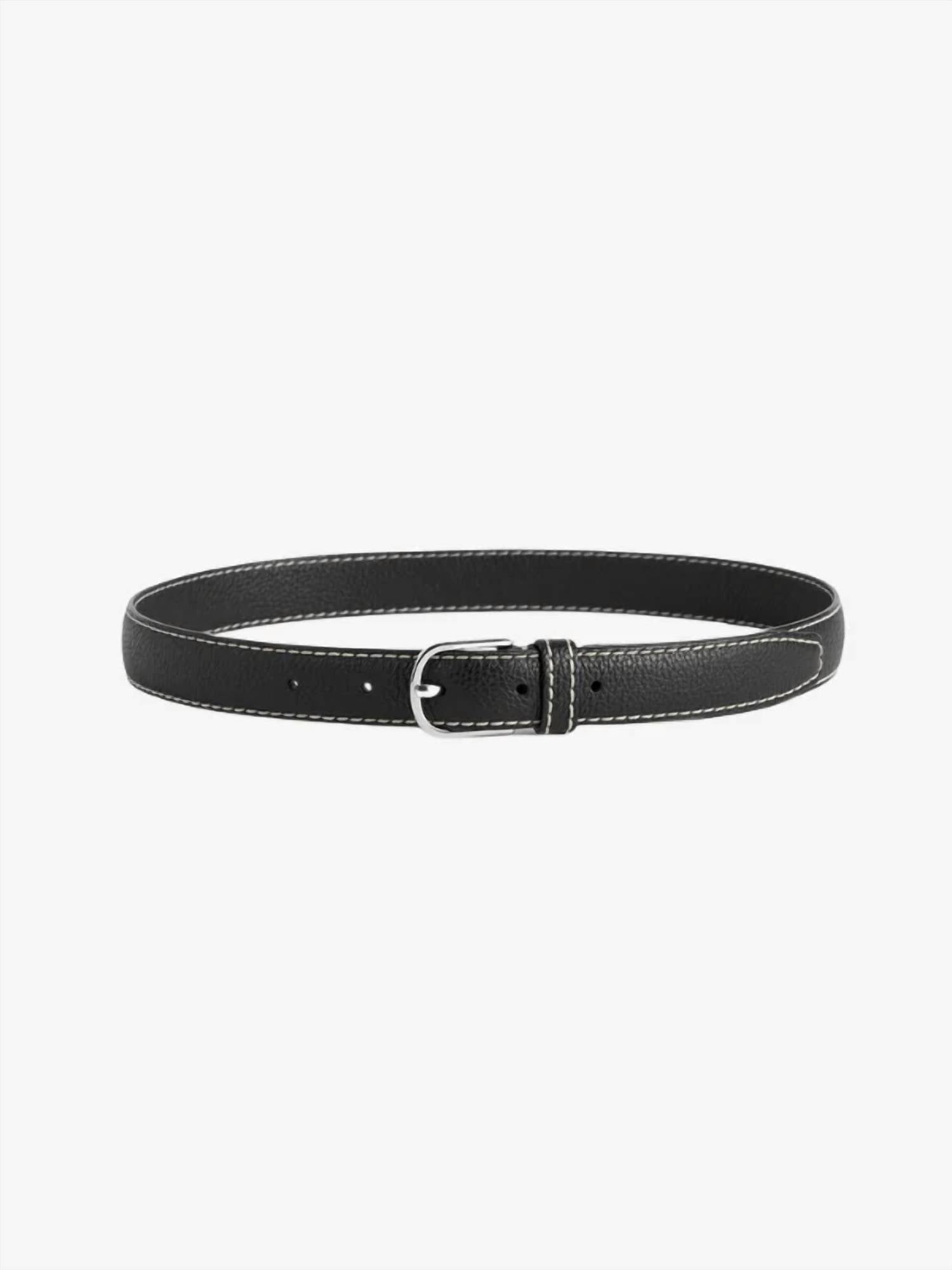 Toteme - Women's Slim Grained Leather Belt