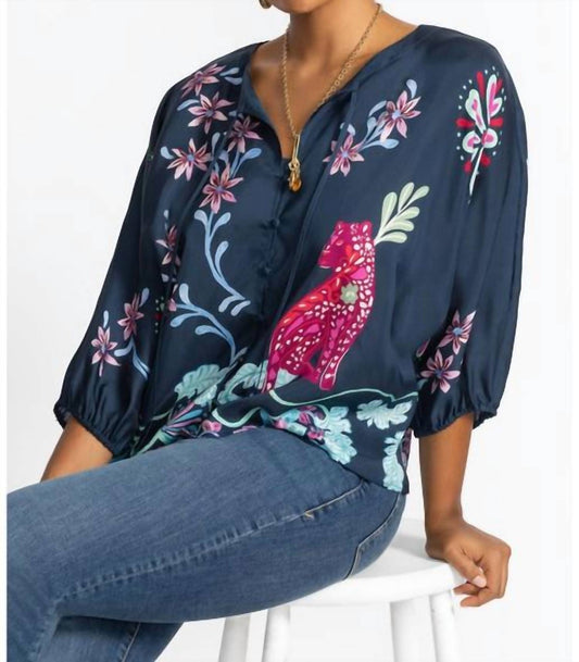 Johnny Was - WOMEN'S HARLYN BUTTON FRONT BLOUSE PLUS