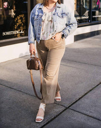 Pistola - Kyra High Rise Bowed Ankle Pants