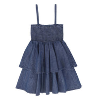Luibelle - Girls Smocked Tiered Jumper Dress