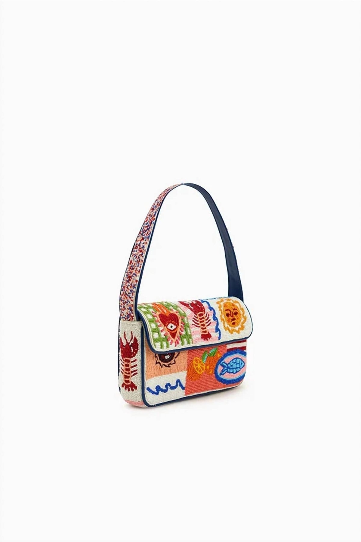 America & Beyond - Women's Beaded Shoulder Bag