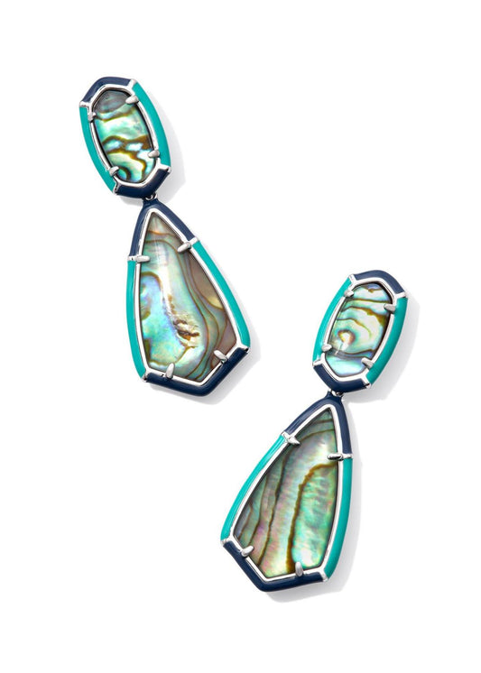 Kendra Scott - Women's Camry Enamel Frame Statement Earrings