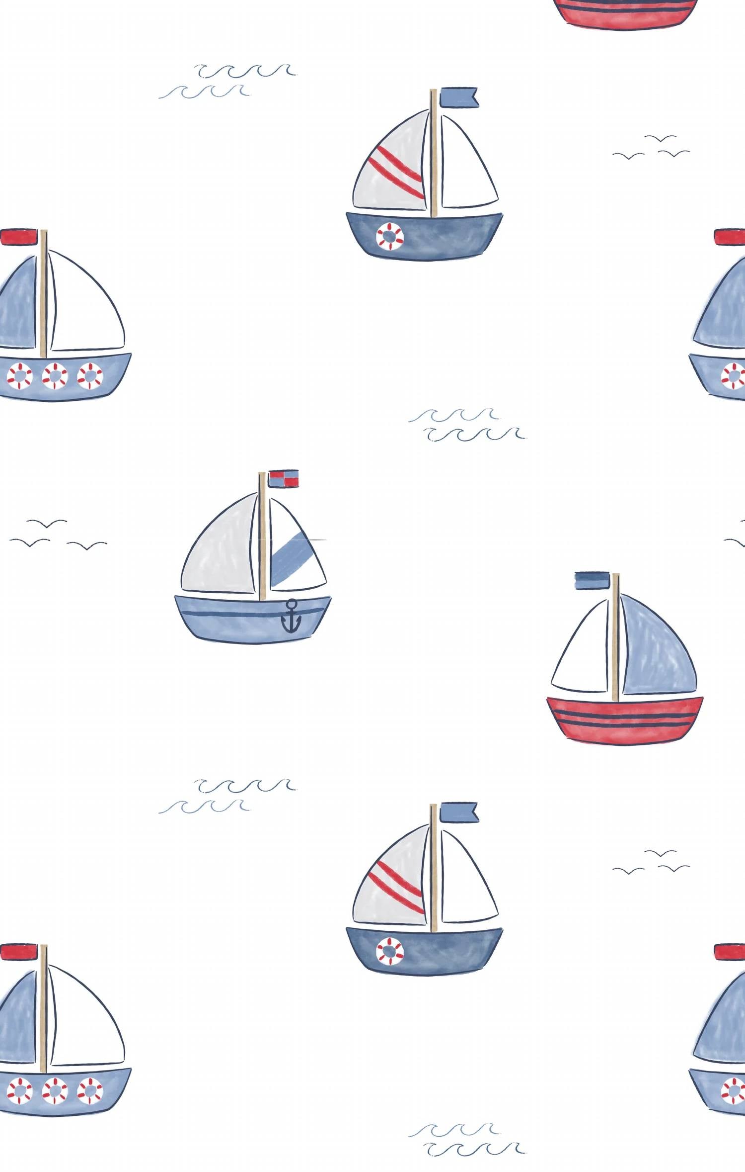 Angel Dear - Kids' Bubbly Sailboats Set