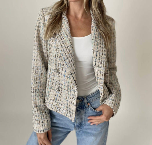 Six/Fifty - Katy Tweed Textured Blazer