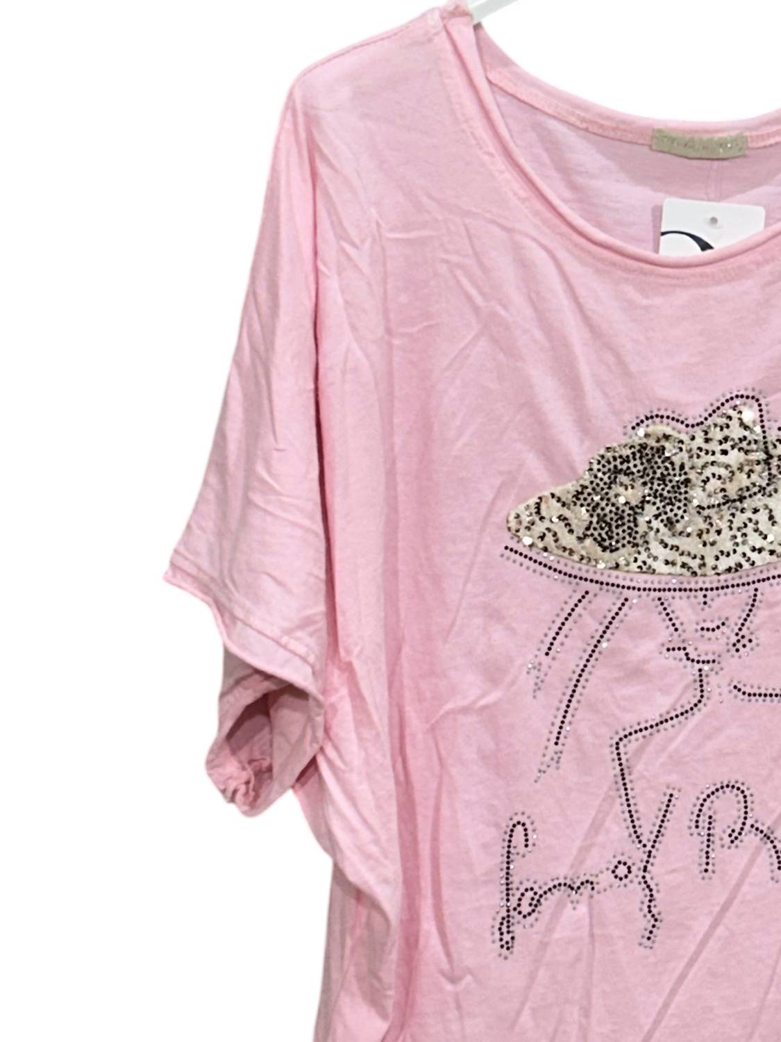 Oz - Women's Embelished Short Sleeve Tee