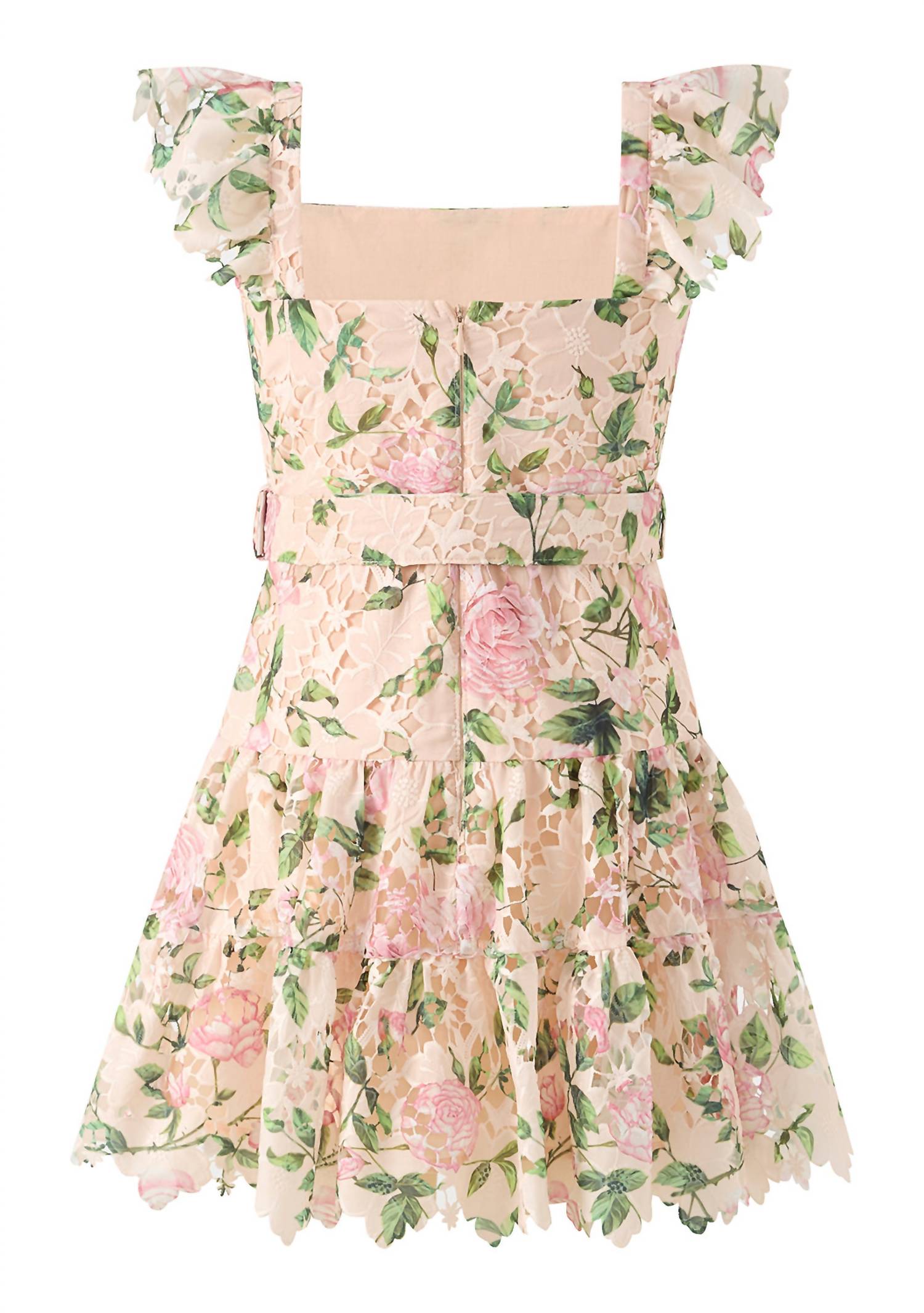 Marlo - Leonra Embroidered Mini Dress