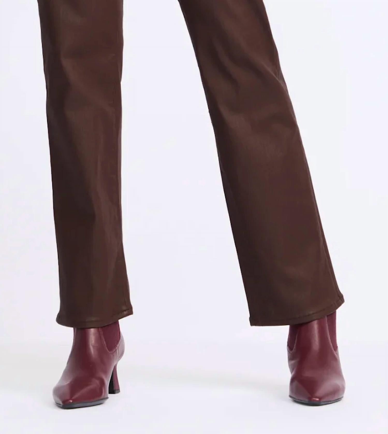 Daze - Emelia Vintage Straight Leather Pants