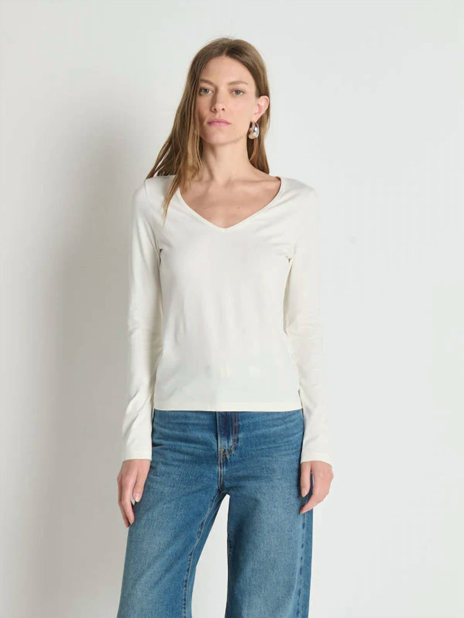 Nation Ltd - Demi V Neck Top