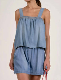 Elan - Sleeveless Squareneck Tank