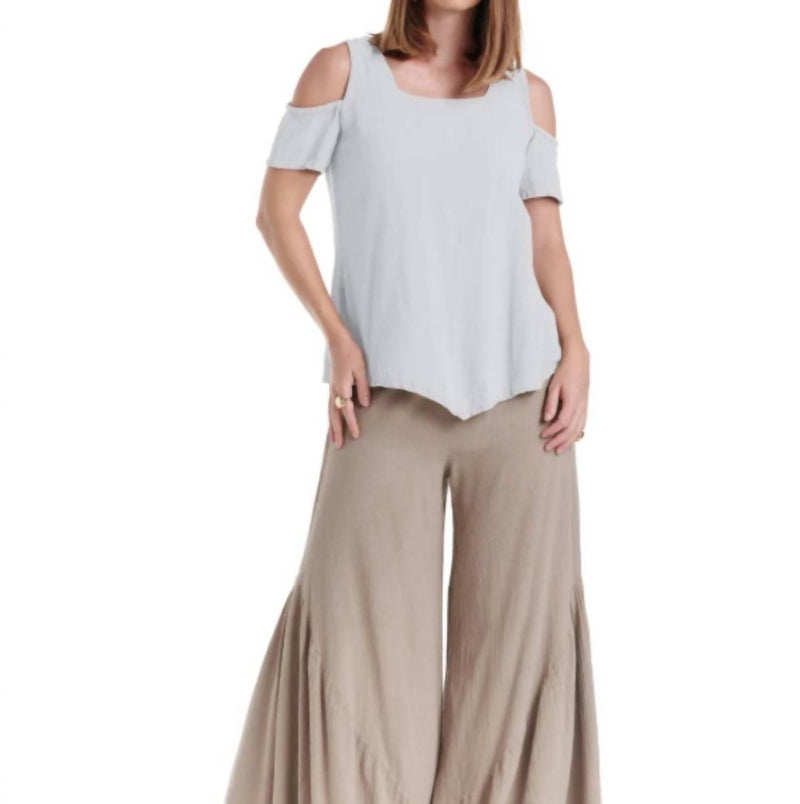 Oh My Gauze! Danna Cotton Top in snow - women's blouse
