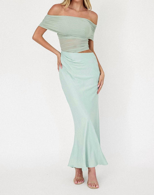 One & Only - Off The Shoulder Midi Dress
