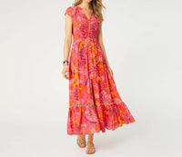 Coco + Carmen - Aliya Button Front Maxi Dress Plus Size