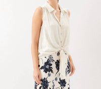 Karen Kane - Sleeveless Tie-Front Top