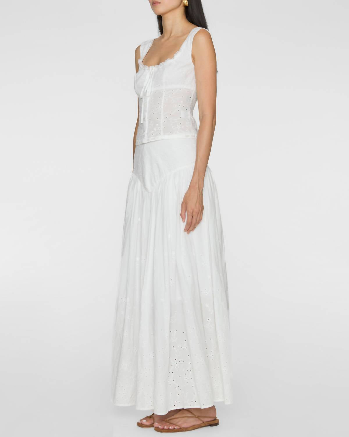 Staud - Lou Lace Sleeveless Top