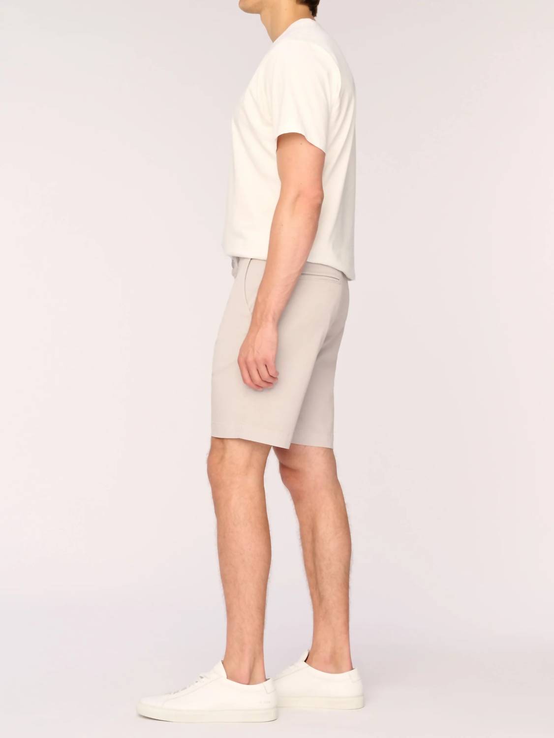 DL1961 - Women's Jake Chino Shorts in light grey - men's shorts - alternate view