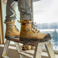 Royer Men's Flx Airflow Metal-free Waterproof Work Boots in beige - men's boots - view 5