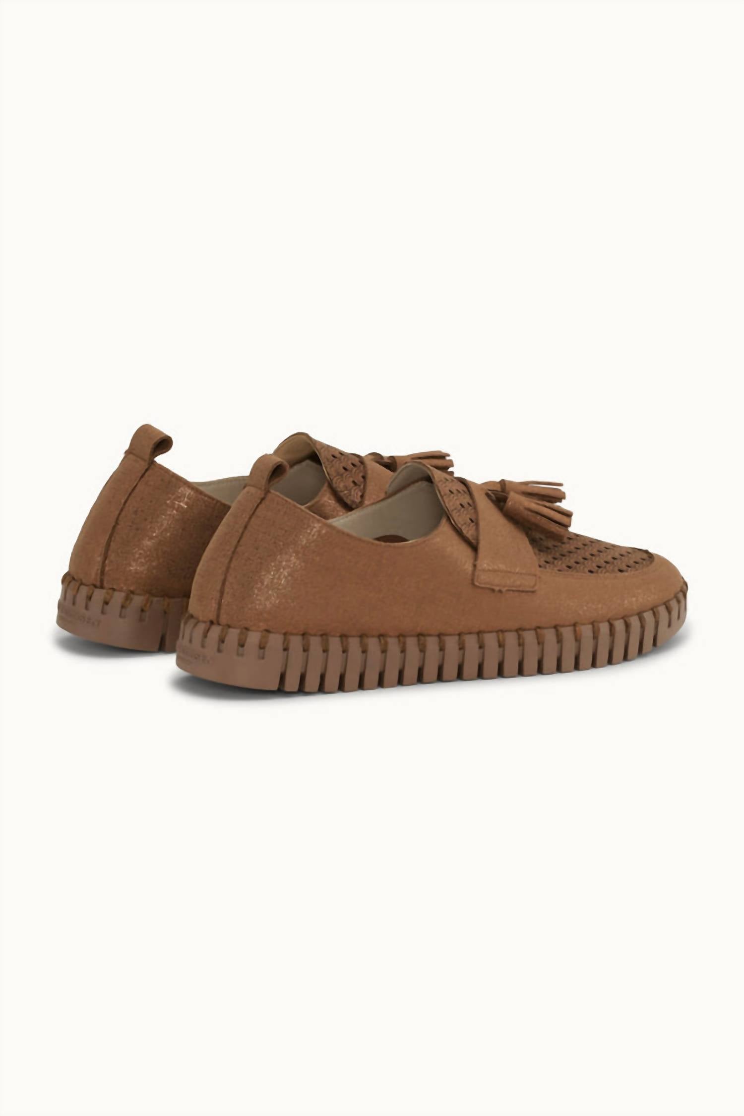 Ilse Jacobsen - Women's Tulip Loafer Tassel Sneakers