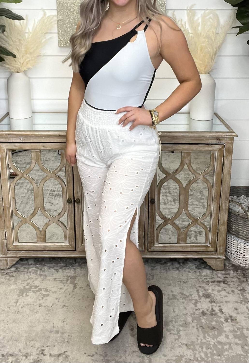 Ocean Drive - Beach Ready High-Rise Palazzo Pants