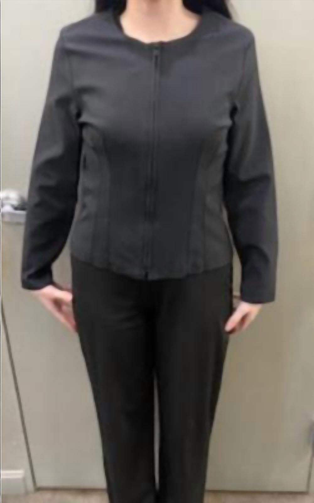 Bianca Nero - Bianca Nero Fitted Zip Up Jacket