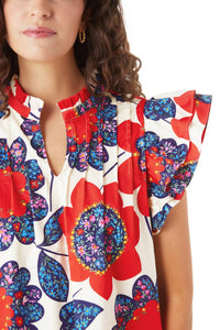Crosby By Mollie Burch - Nantucket Floral Augusta Top