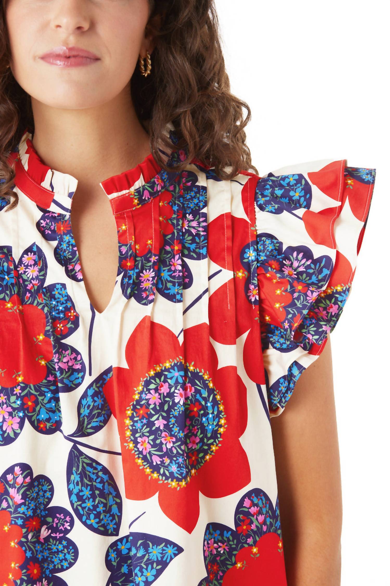 Crosby By Mollie Burch - Nantucket Floral Augusta Top