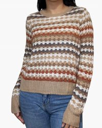 Autumn Cashmere - Fancy Stitch Crew Neck Sweater