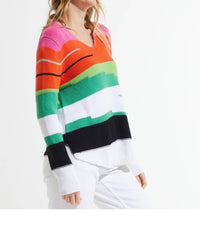 Zaket & Plover - Chunky Cotton V Pull Over Sweater