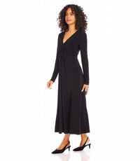 Karen Kane - Monroe Travel Jersey Twist Front Midi Dress