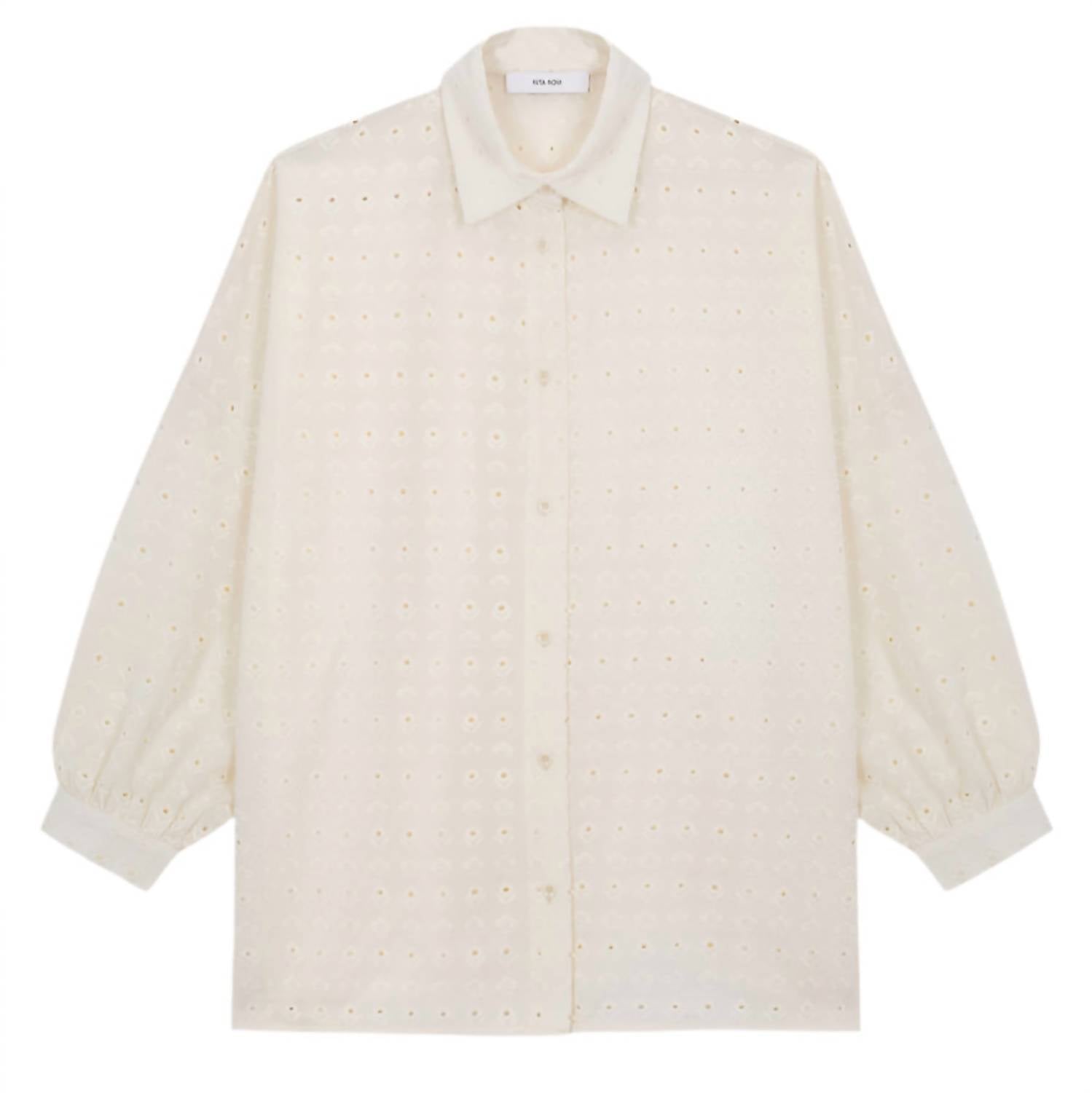 Rita Row - Seed Eyelet Top