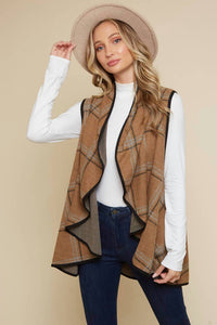 Saints & Hearts - Canyon Winds Plaid Cascade Vest