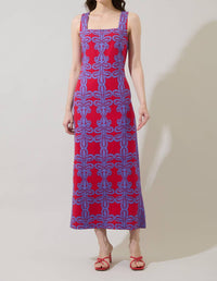 Sugarlips - Rory Abstract Troy Maxi Dress
