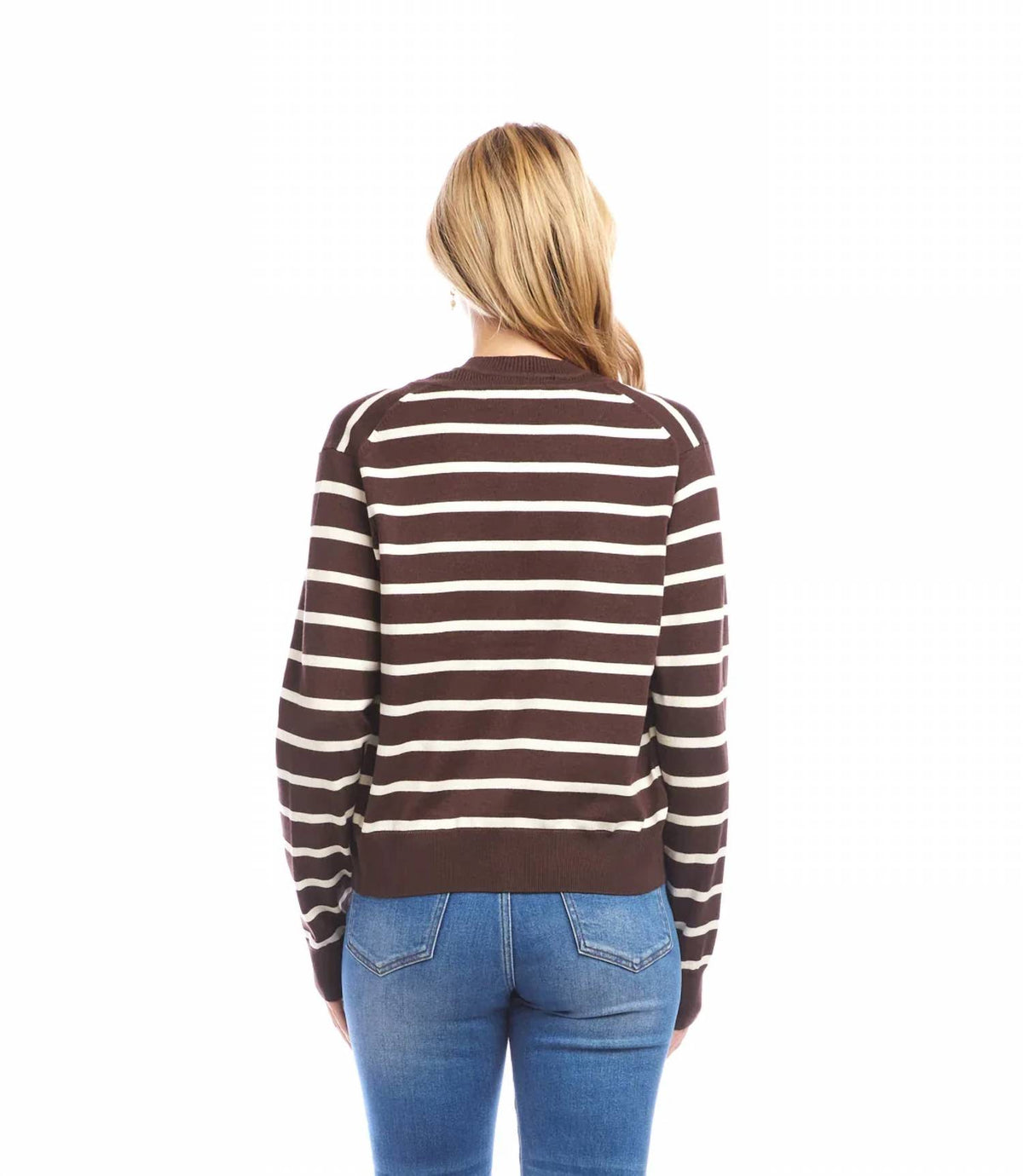 Karen Kane - Simone Stripe Cardigan Sweater