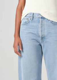 Agolde - Luna High Rise Pieced Taper Jeans