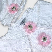 Gita - Girl's 2pc Sweater Crystal/rhinestone Center & Hat