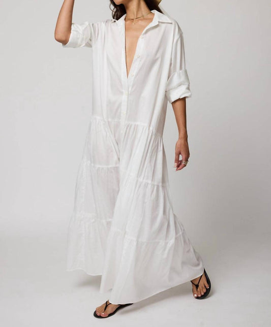 Stillwater - Tiered Shirt Maxi Dress