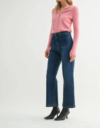 Just Black Denim - The Sailor Pocket Wide Leg Jeans