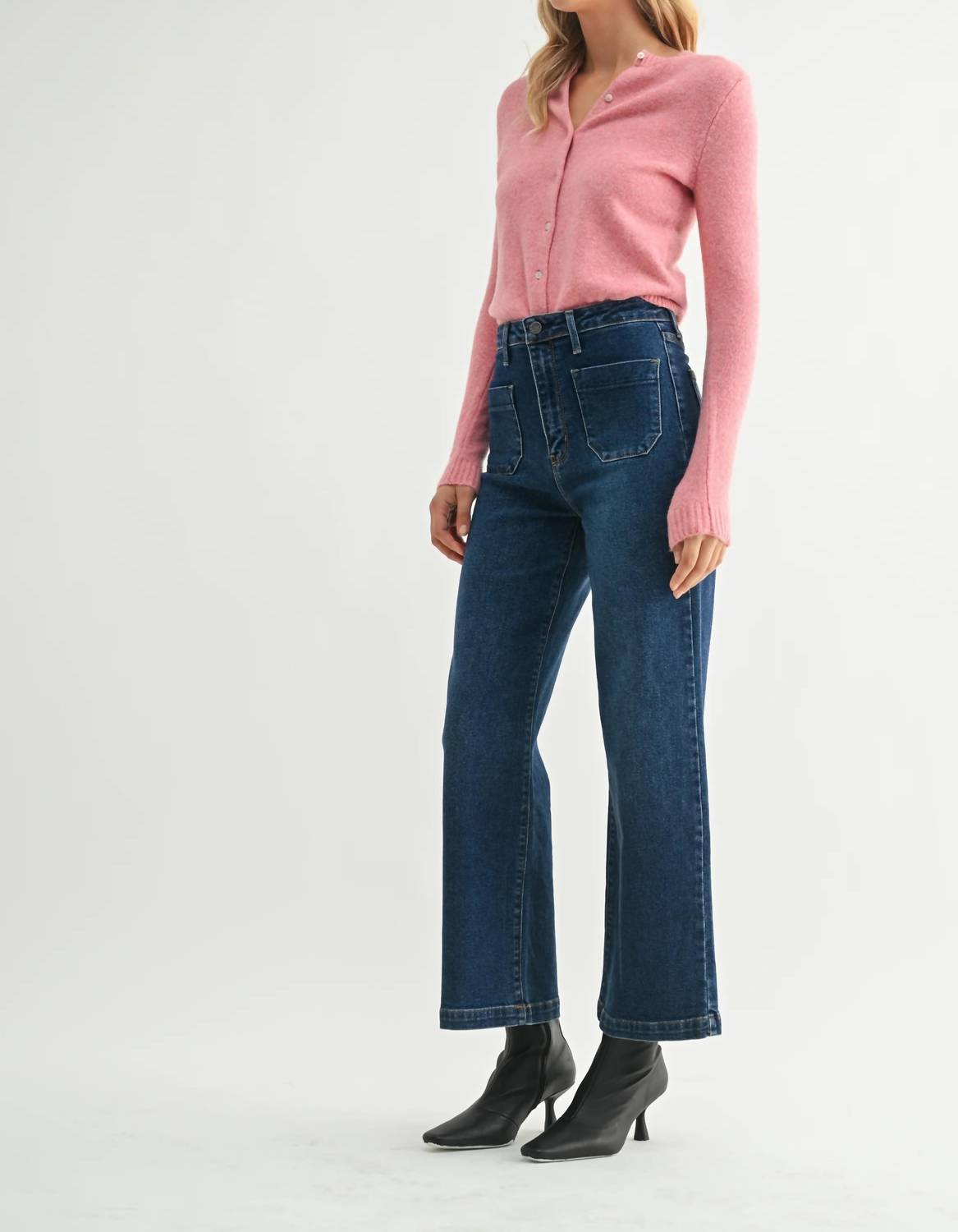 Just Black Denim - The Sailor Pocket Wide Leg Jeans