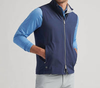 PETER MILLAR Solstice Perf Hybrid Vest in navy - men's jacket