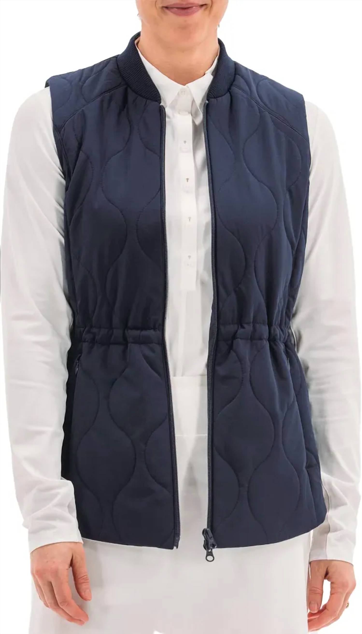 Foray Golf - Women's Longline Quilted Vest