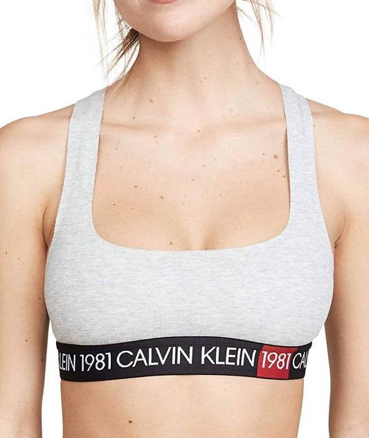 Calvin Klein - 1981 Bold Unlined Bralette