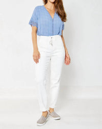Judy Blue - High Waist Cuffed Joggers Jeans