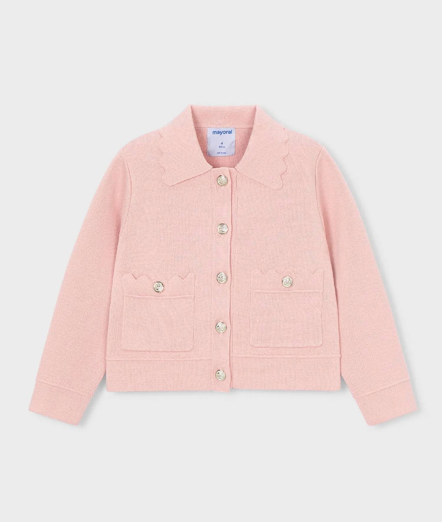 Mayoral - Girl's Knit Scalloped Cardigan