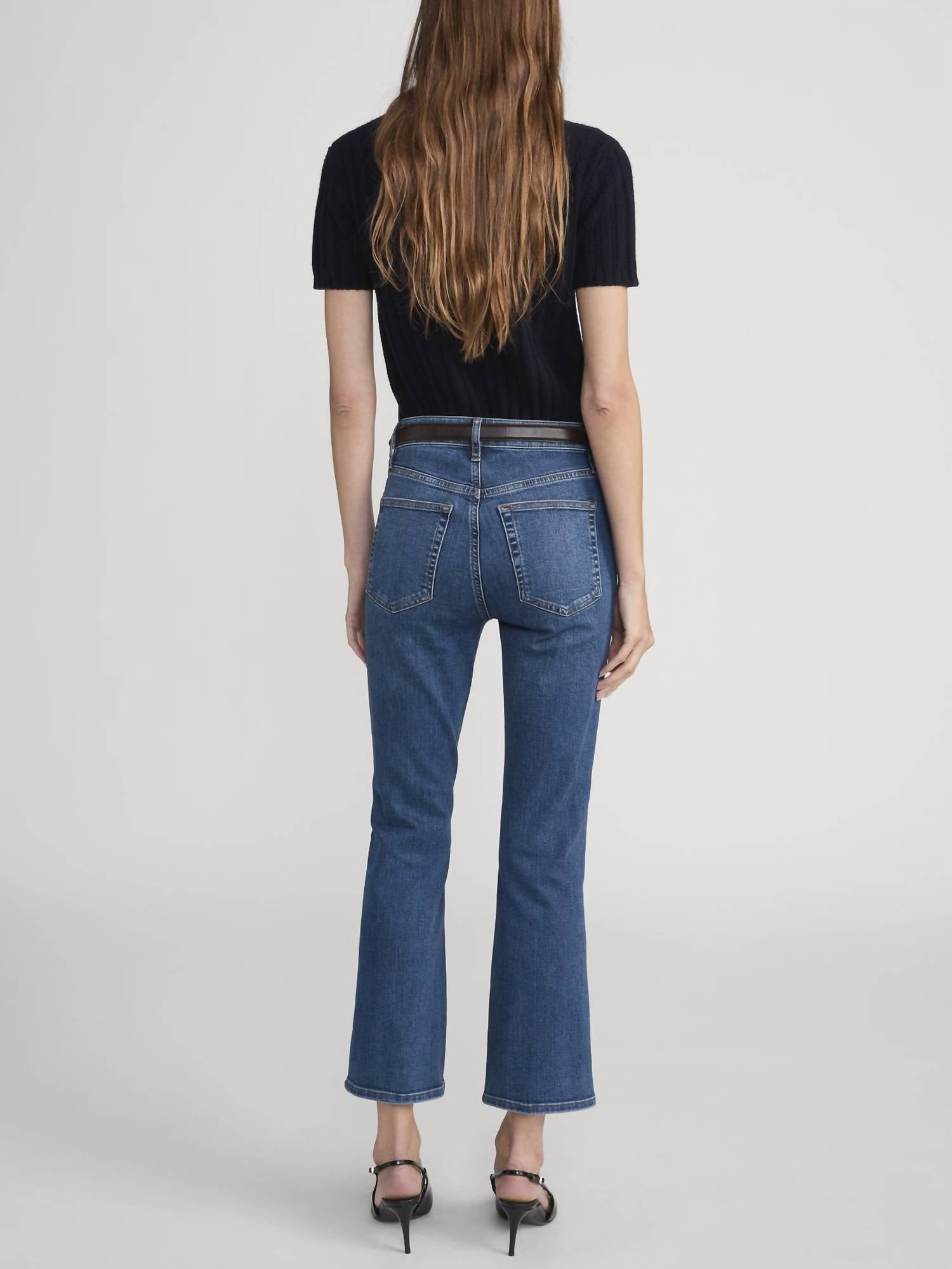 FRAME The Reboot Crop Jeans in foxley - women's jeans - alternate view