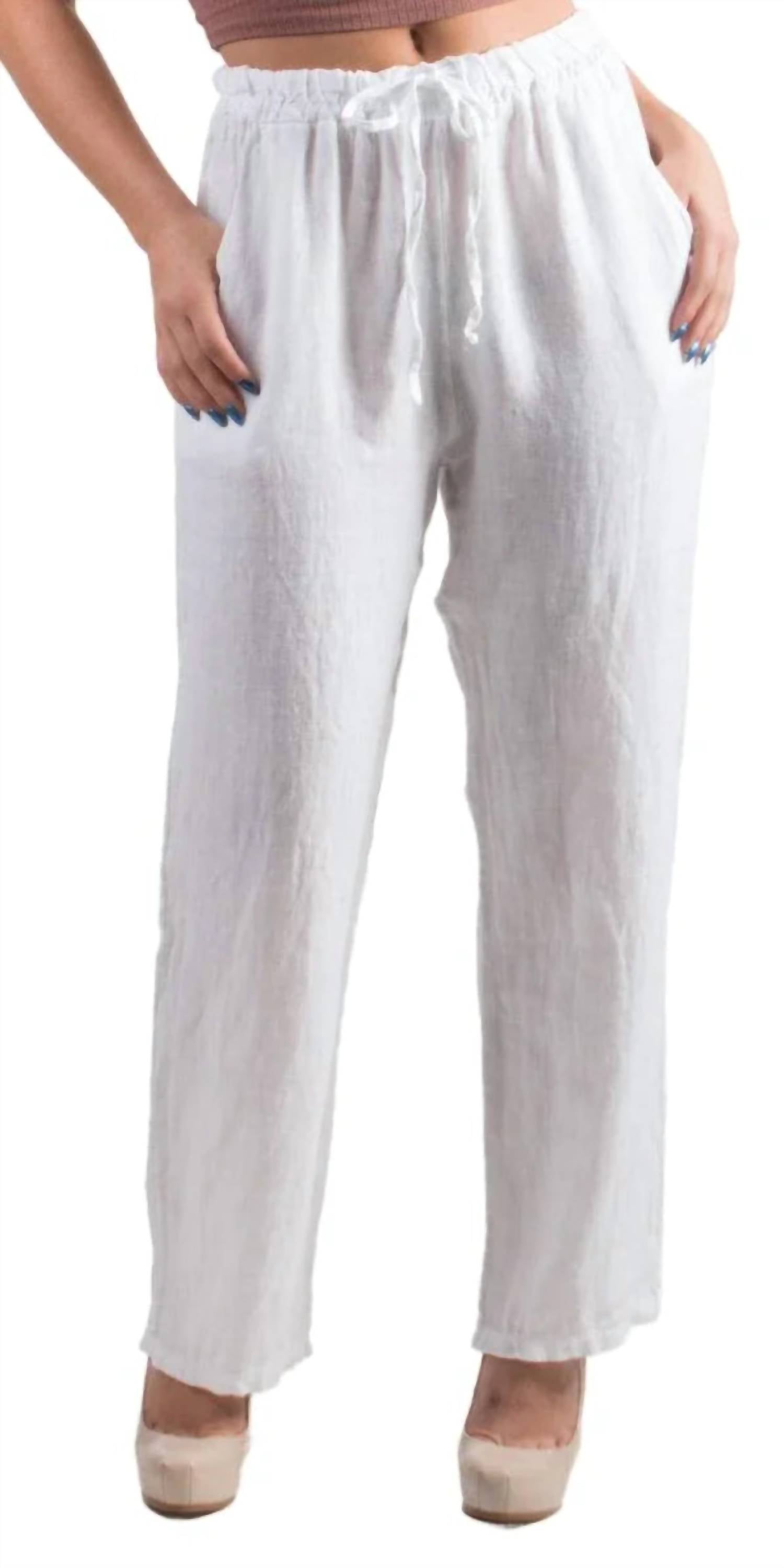 Gigi Moda - Marca Linen Pants