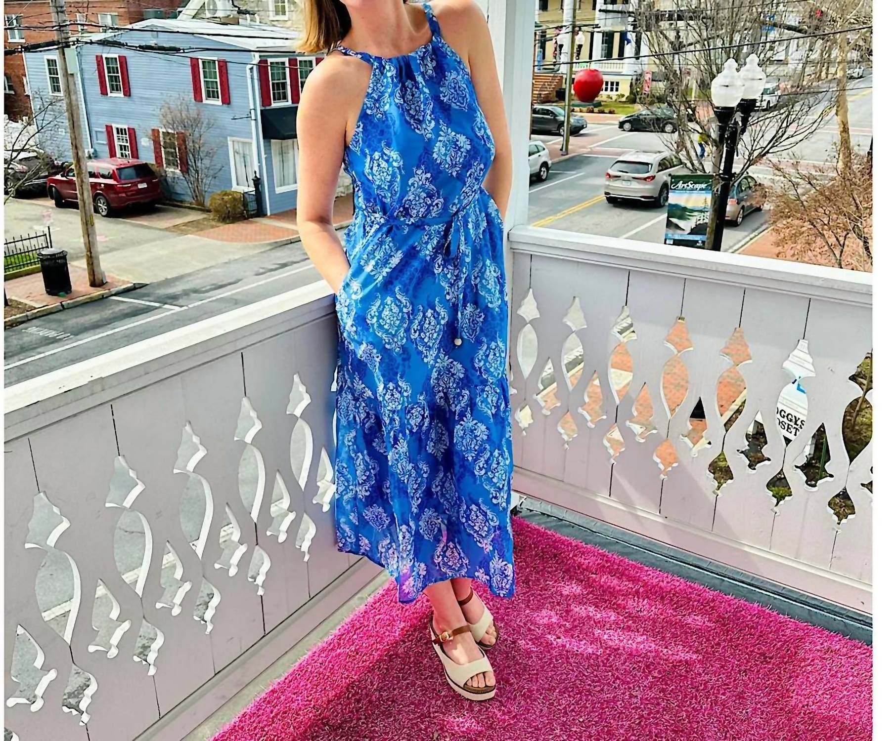 Joy Joy - Damask Maxi Dress