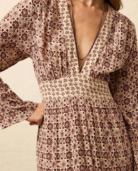 Faherty - Dakota Mixed Print Maxi Dress