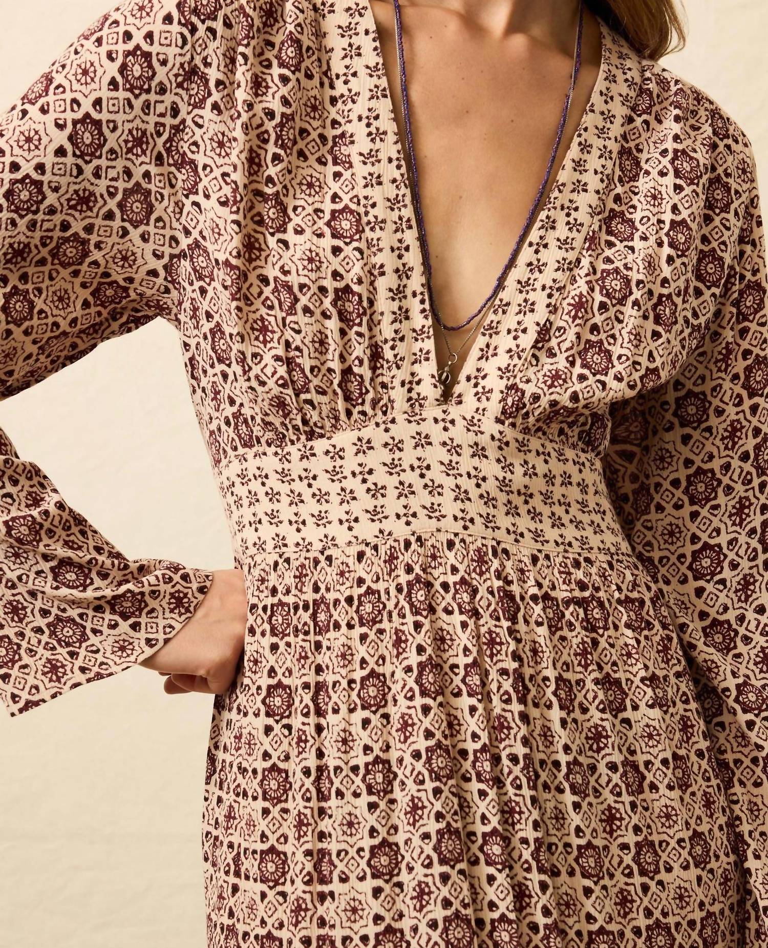 Faherty - Dakota Mixed Print Maxi Dress