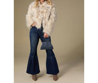 Coco + Carmen - Gianna Hairy Faux Fur Jacket